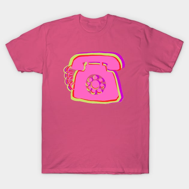 Product of the 60S  DESK TELEPHONE T-Shirt by DAZu